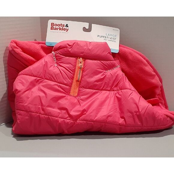 Boots & Barkley Other - Large Puffer Vest - Boots‎ & Barkley Pet Apparel Pink